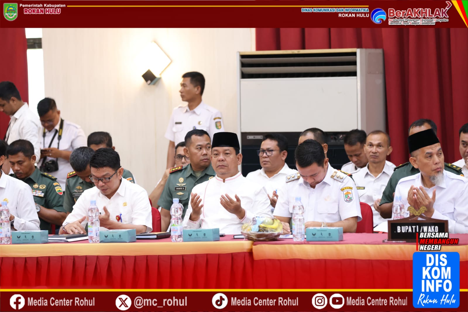 Wabup Rohul Hadiri High Level Meeting Tingkat Prov. Riau Rohul Dukung Penuh Swasembada Pangan 