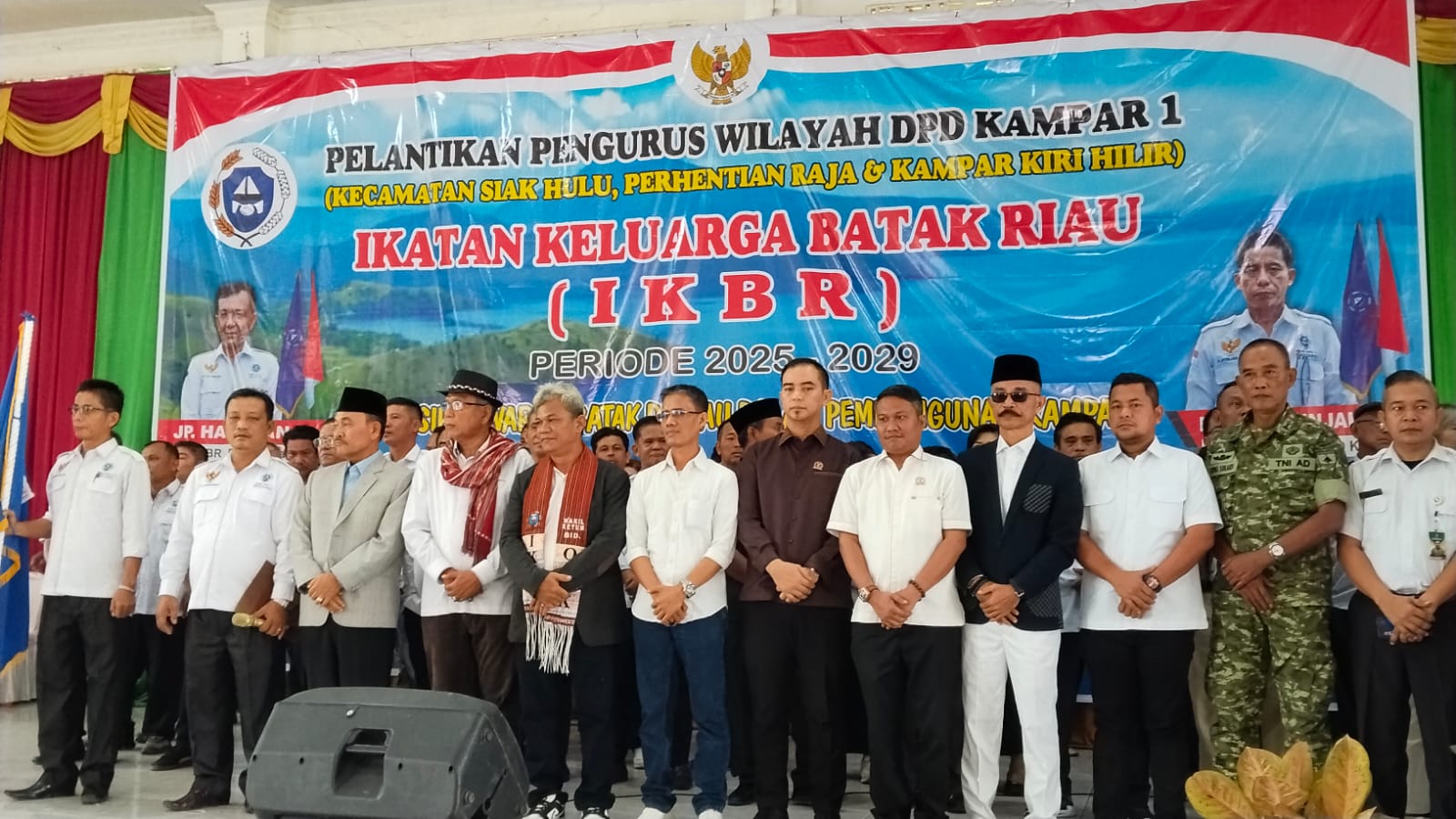 Anggota DPRD Kampar, Hendri Domo Hadiri Pelantikan DPD Ikatan Keluarga Batak Riau