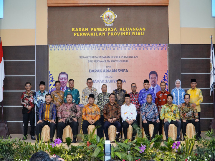 Sertijab Ketua BPK RI Perwakilan Riau Dihadir Pj Bupati Kampar Firdaus