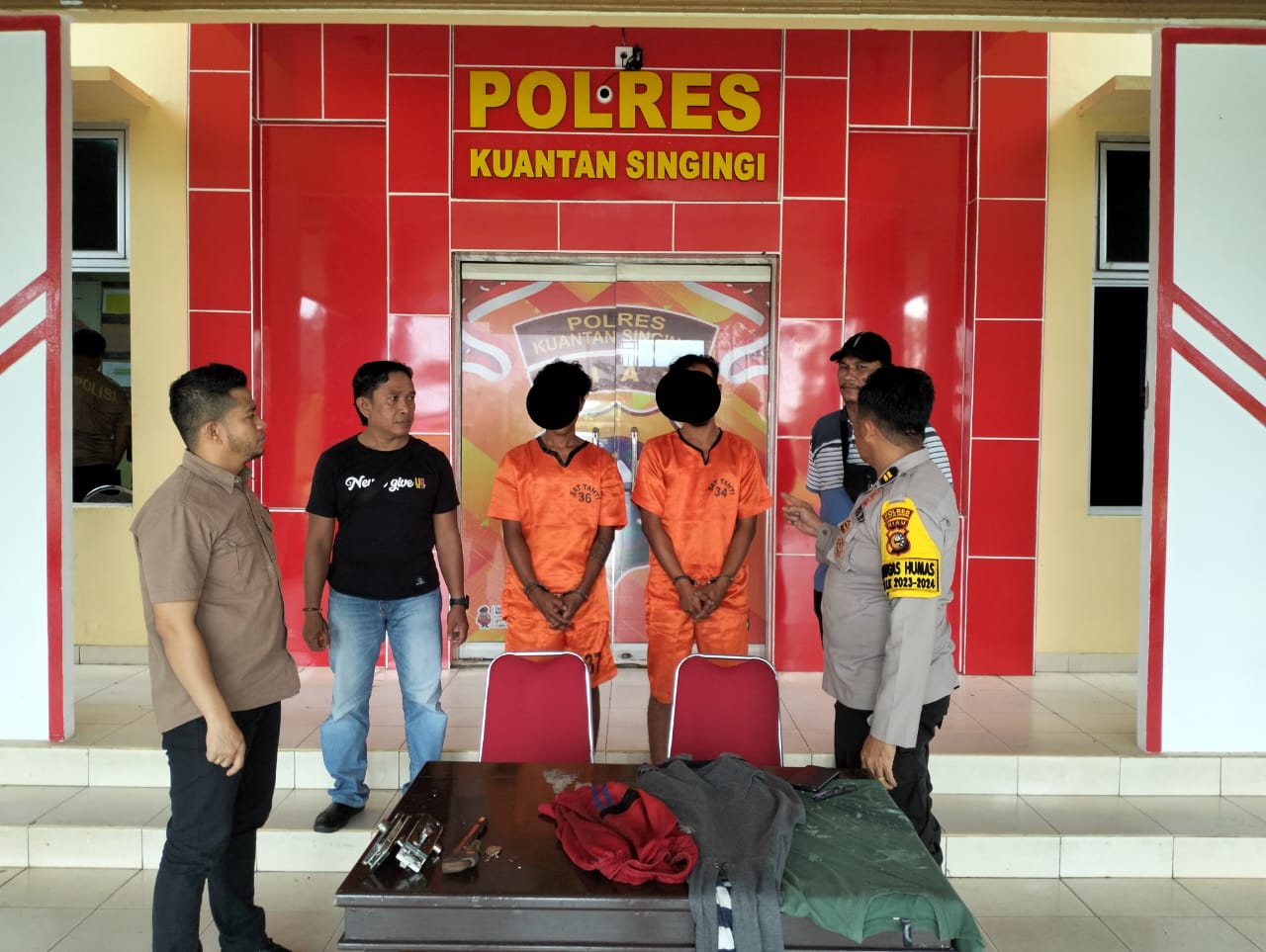 Pencuri Kotak Infaq Masjid Al-Furqan Sungai Jering Diamankan SatReskrim Polres Kuansing