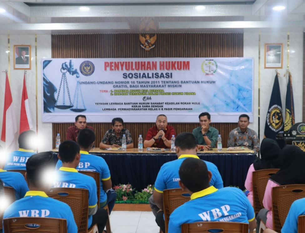 Warga Binaan Dapat Pencerahan Hukum Narkoba Musuh Bersama Hak Harus Dijaga