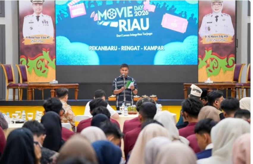 Screening Flim ACFFEST Yang Ditaja Komunitas Flim Kreatif Pekanbaru, Dihadiri Bupati Kampar