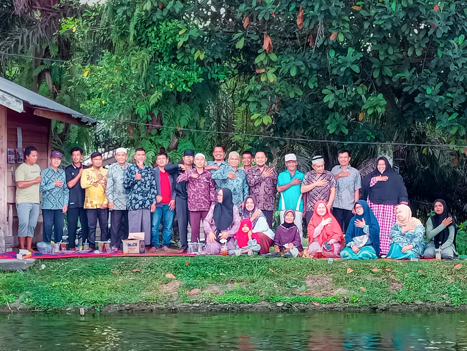 Kelompok Sepakat Bersama Perikanan Air Tawar Desa Pulau Sarak Gelar Rapat Tahunan