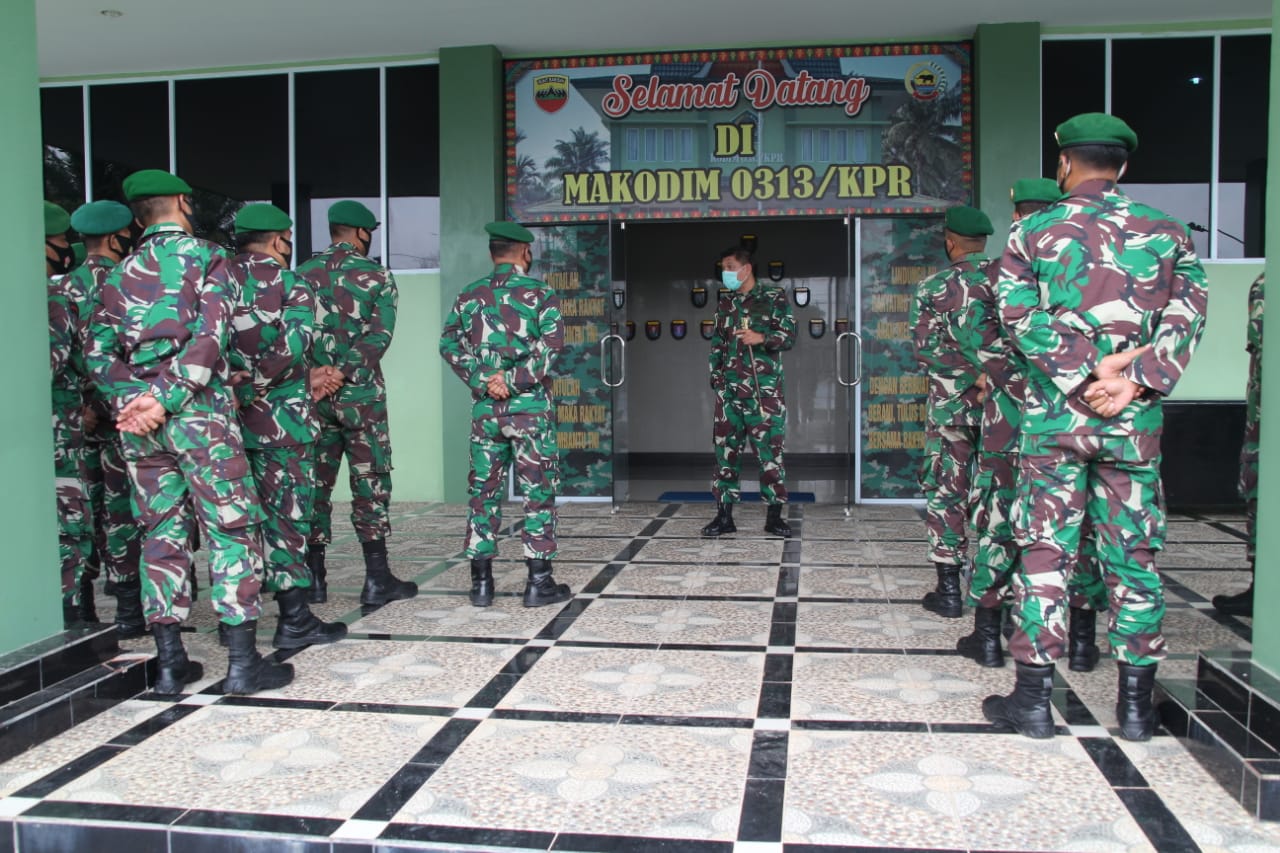 Dandim 0313/KPR lepas 33 Prajurit Menjadi Babinsa di Jajaran Koramil
