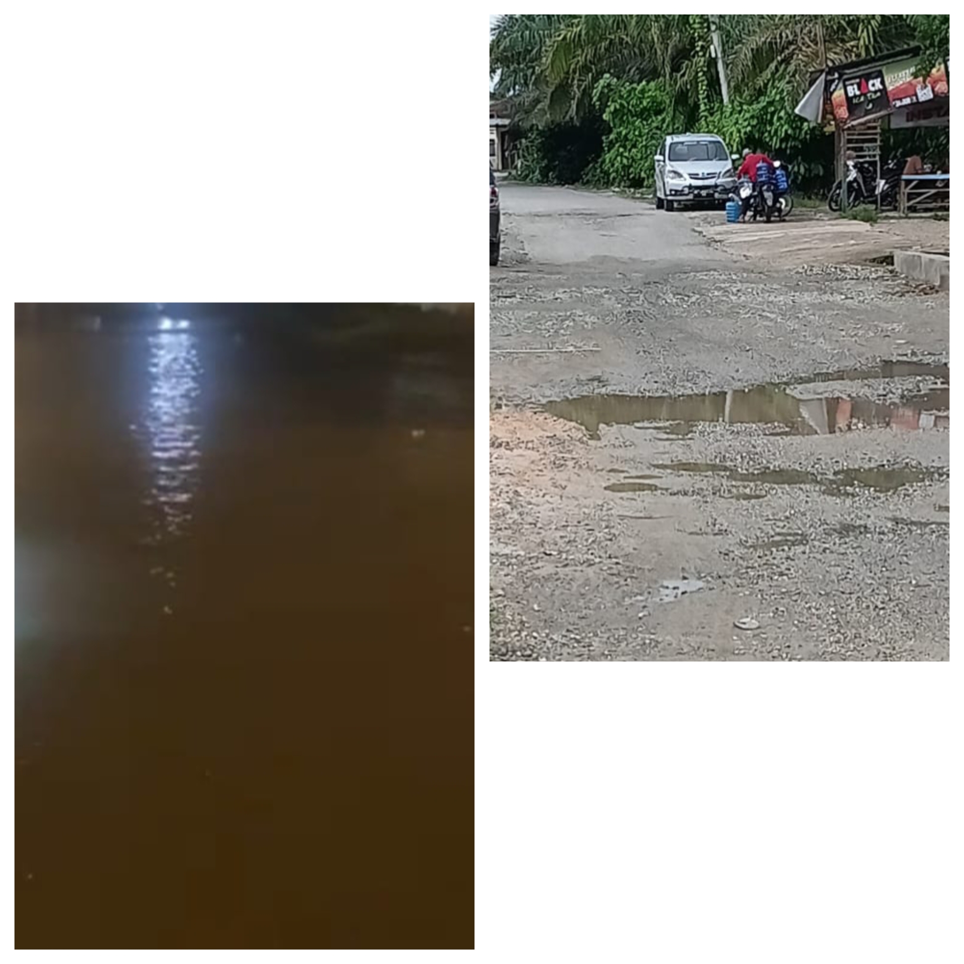 Warga Keluhkan Proyek Box Cover Jalan Matoa Genangan Air Masih Terjadi Saat Hujan