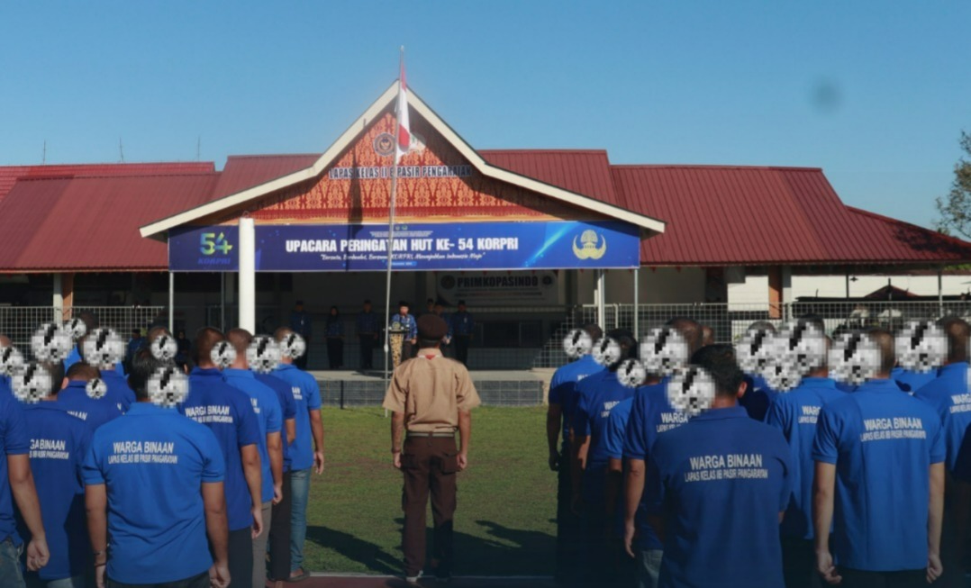Lapas Pasir Pangaraian Gelar Upacara HUT ke-54 KORPRI Tahun 2025
