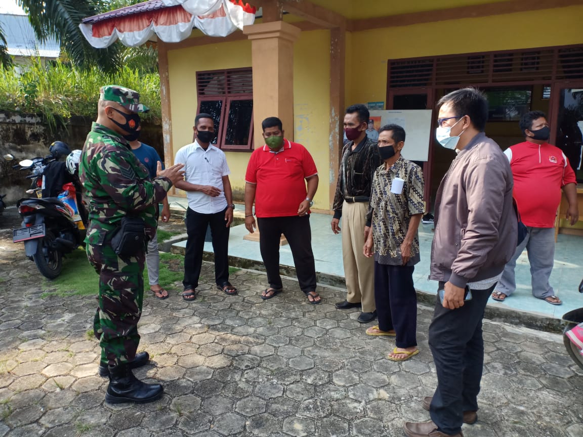 Kodim 0313 /KPR Babinsa Koramil 03/Bunut Gencar Lakukan Sosialisasi