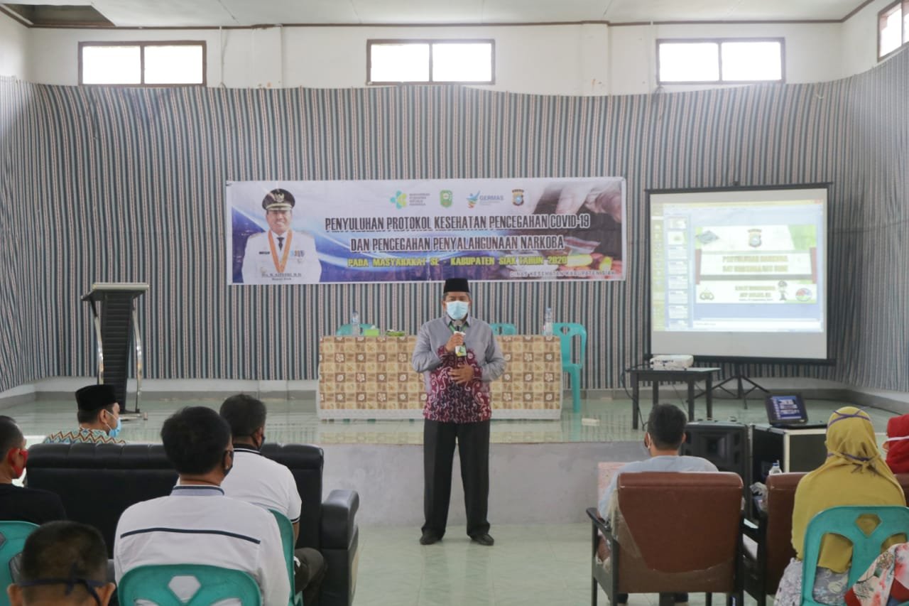 Sosialisasi Bahaya Narkoba Dan Disiplin Prokes Covid-19, Bupati Alfedri : Pengedar Narkoba Penghiana