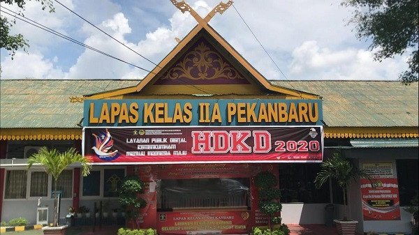 Hari Ini Bertambah 150 Kasus, Sudah 357 Warga Binaan Lapas Pekanbaru Positif Covid-19