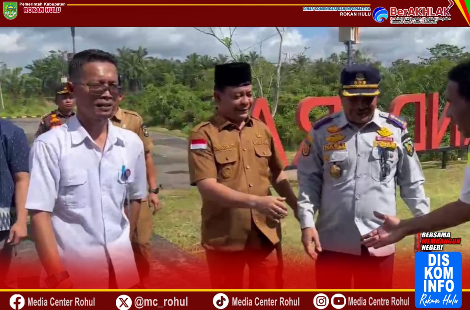 Jelang Keberangkatan JCH Wabup Rohul Tinjau Kesiapan Bandara Tuanku Tambusai