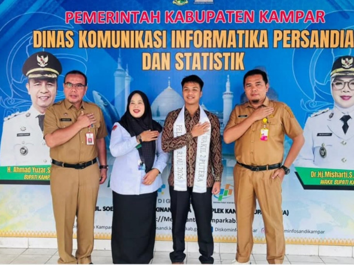 Diskominfo Kampar Ucapkan Selamat Kepada Ananda Nofri Atas Prestasi Diraih Pada Tingkat Nasional