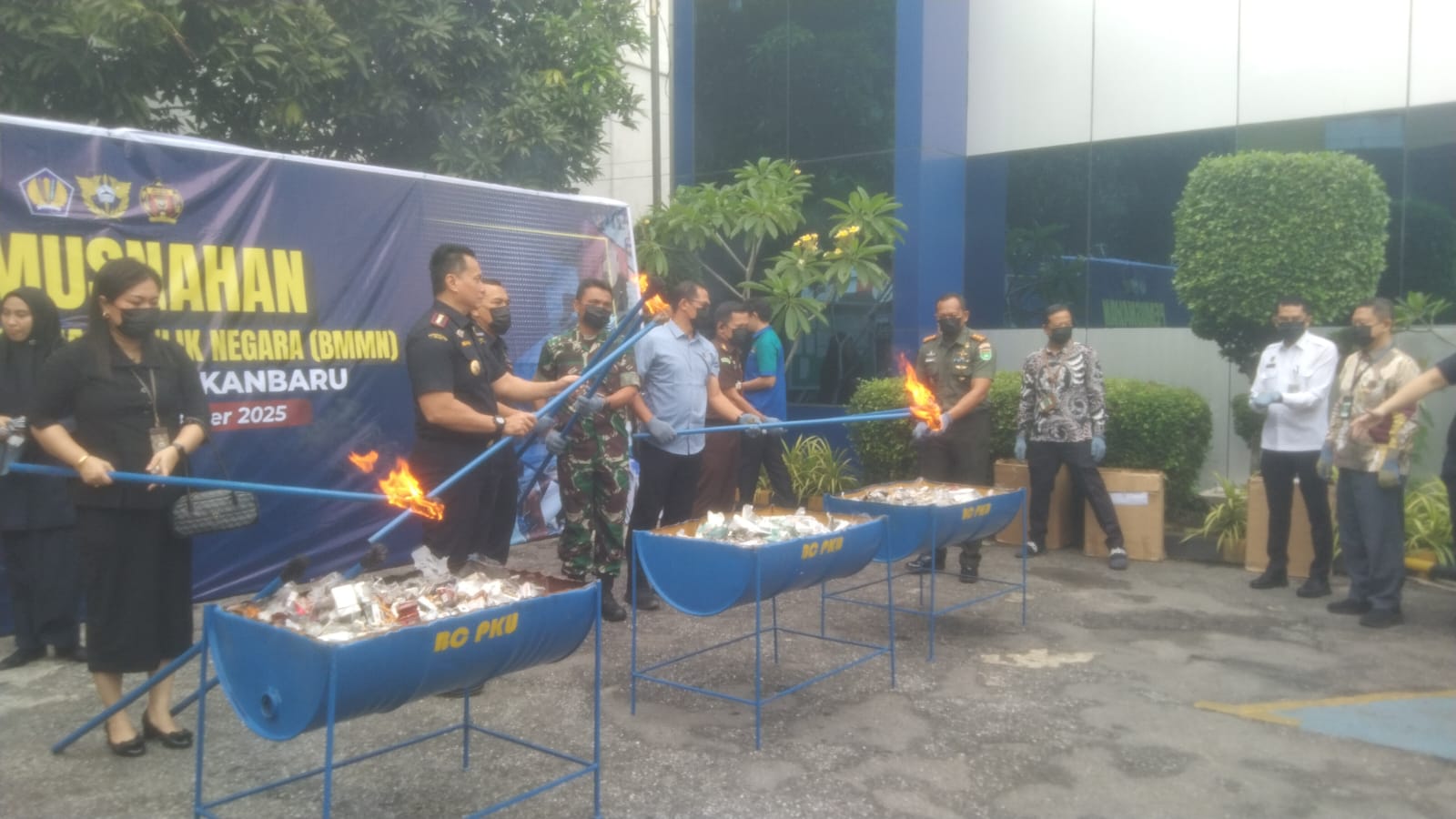 Musnahkan Barang Ilegal Senilai Rp 20 M, Bea Cukai Pekanbaru: Upaya Lindungi Masyarakat dan Negara