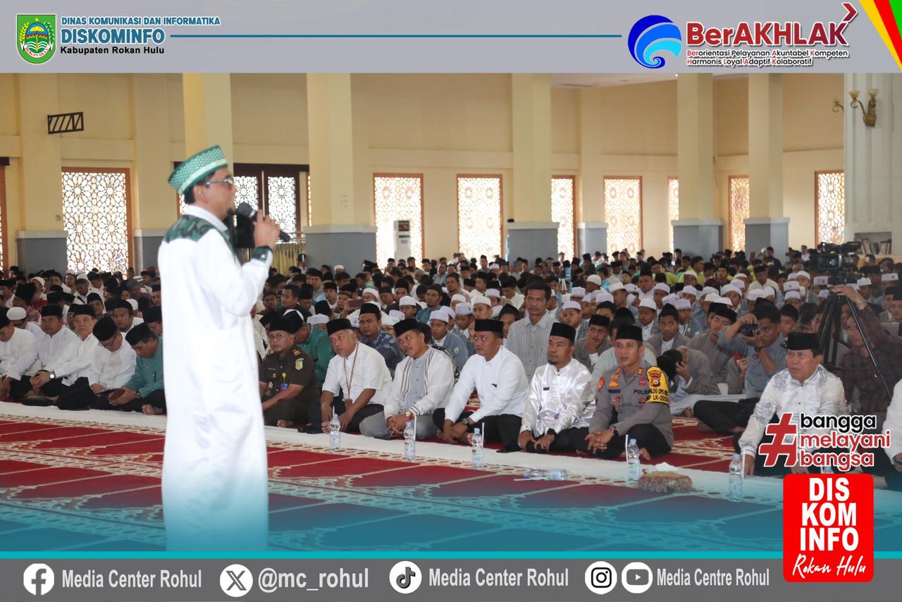 HUT Rohul Ke-25, Pemkab Datangkan Ustadz Subki Al-Bughury Untuk Mengisi Tausyah