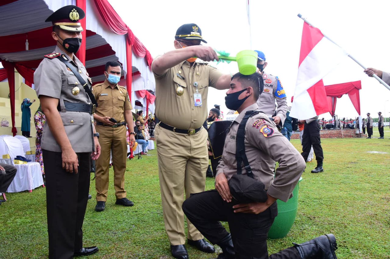Pj. Bupati Syahrial Hadiri Upacara Pembentukan Pendidikan Bintara