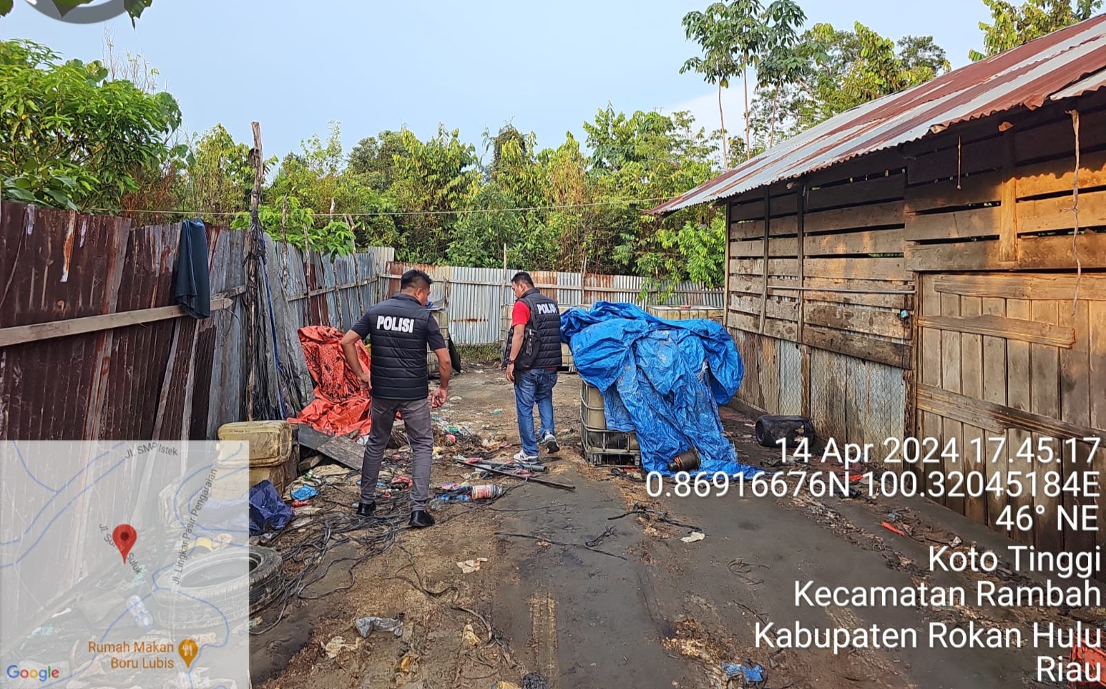 Sat Reskrim Polres Rohul Lakukan Penyelidikan Laporan Masyarakat, Dugaan Penimbunan BBM