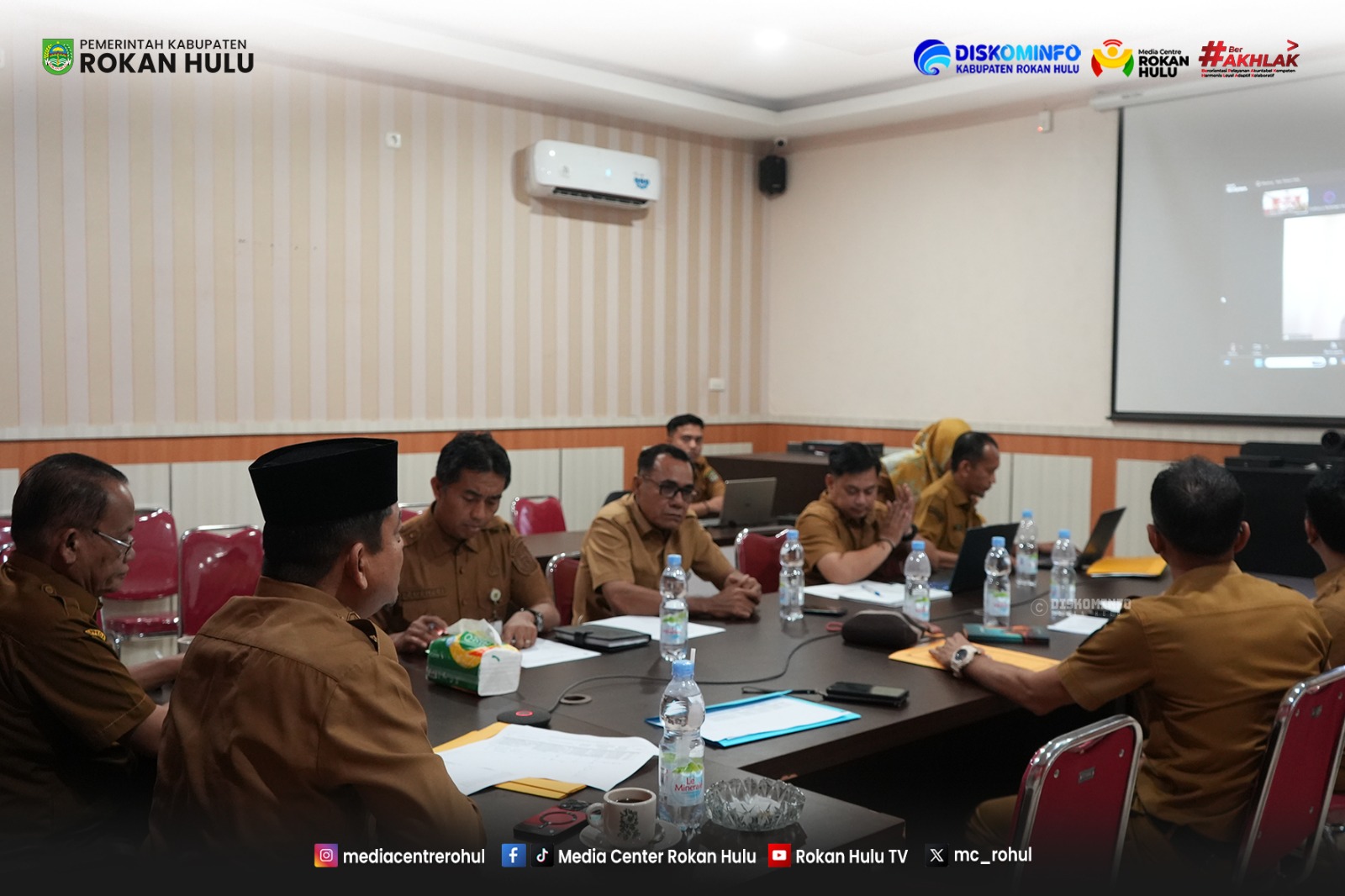 Wabup Rohul Ikuti Asistensi Virtual Terkait Proyeksi Keuangan Daerah TA 2026
