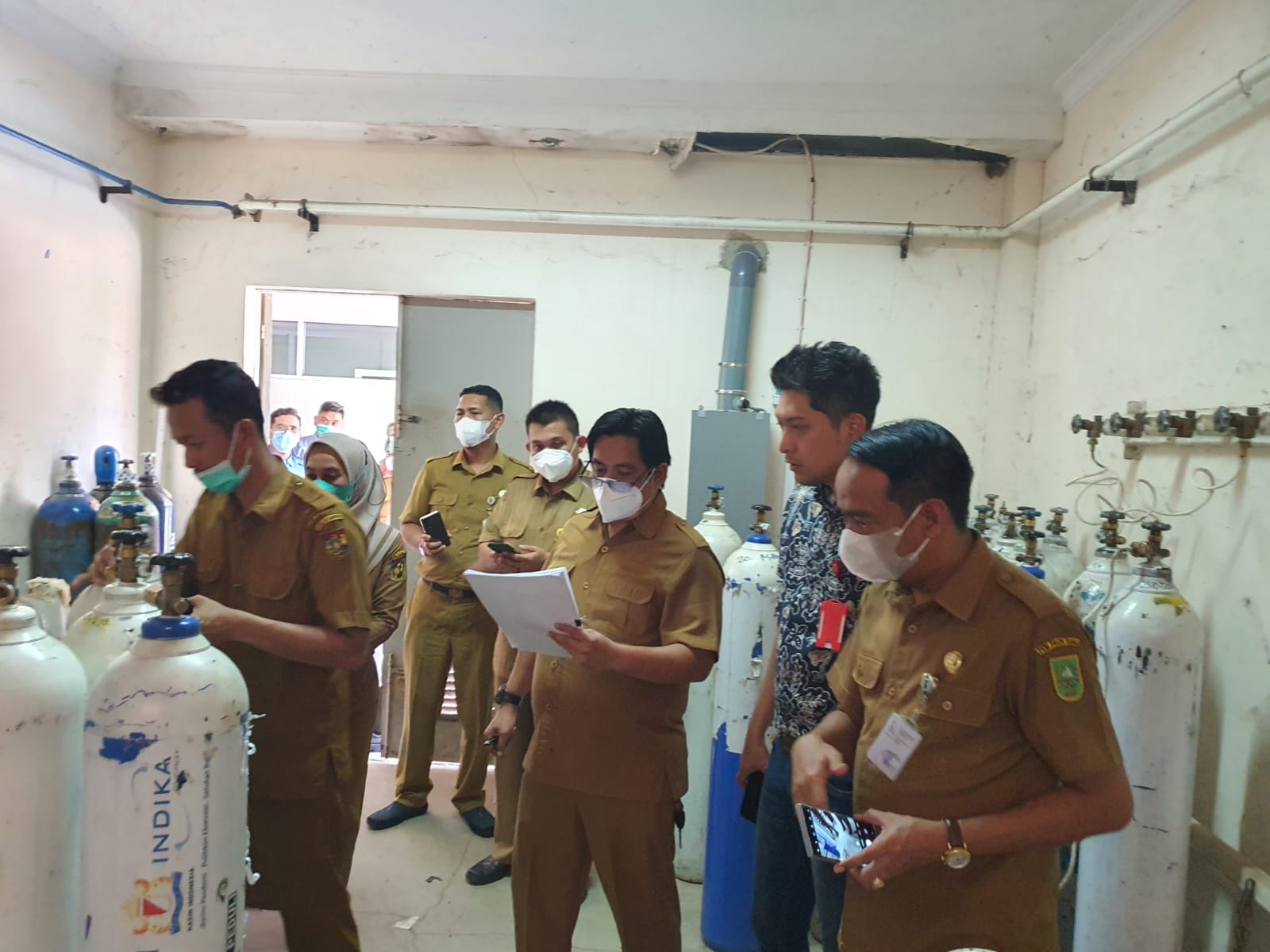 Penyidik Kejari Kampar dan Tim Audit PKKN Inspektorat Riau, Datangi RSUD Bangkinang Terkait CT Scan