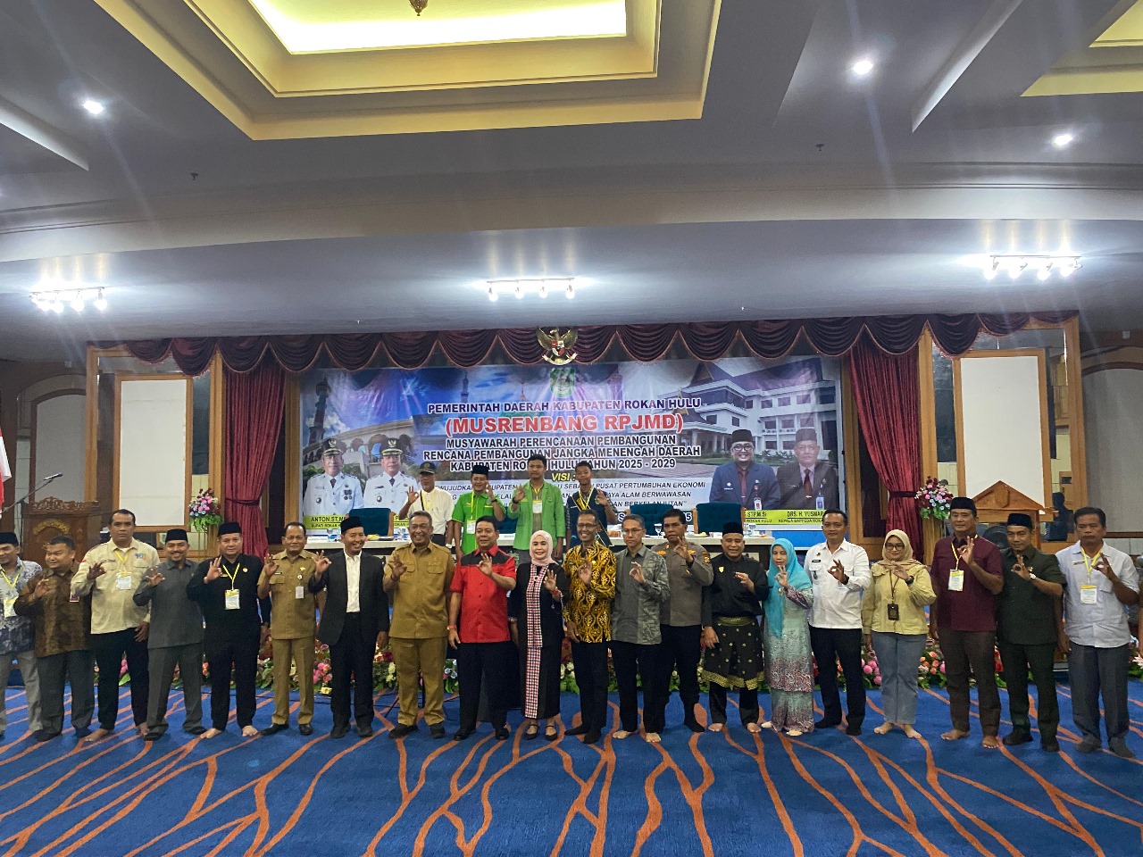 Lapas Pasir Pengaraian Hadiri Musrenbang Jangka Menengah Daerah Kabupaten Rokan Hulu 2025-2029
