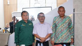 Kunjungan Kepala BPS Kampar Yang Baru Diterima Langsung Pj Bupati Firdaus