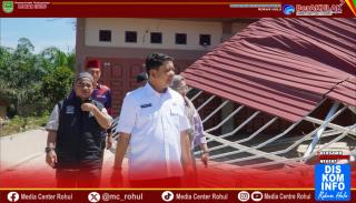 Peduli Warga Wabup Tinjau Lokasi Terdampak Puting Beliung di Kepenuhan