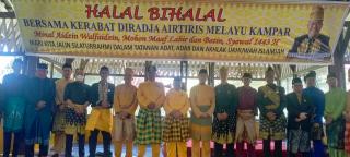 Ninik Mamak Kenagarian Air Tiris Hadiri Halal Bihalal Diradja Melayu Kampar di Pekanbaru 