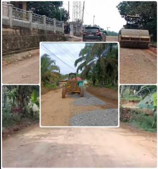 Sambut Lebaran, PUPR Rohul Kebut Pengerasan Jalan Desa