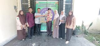 250 Kain Sarung Dari PT. BSP Diterima Kwarcab Pramuka Cabang Kampar