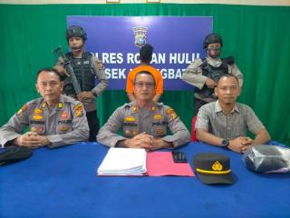 Ajak Pacarnya "Wik Wik" di Rumah Kontrakanya, Seorang Pria di Rohul Digiring Ke Polsek Ujung Batu