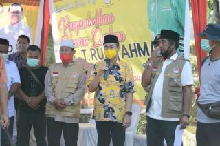 PB GNP Covid-19 Riau Potong  11 Hewan Kurban, Sumbangan dari Berbagai Kalangan 