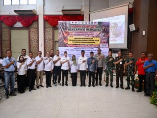 Penanganan Karhutla di Kampar Dilaporkan Kondisi Nol Hotspot Titik Panas Berkat Kerjasama
