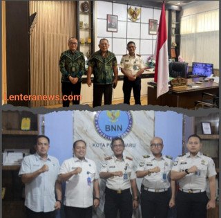 Perkuat Sinergi, Kalapas Kelas IIA Pekanbaru Jalin Koordinasi dengan BNN dan Pengadilan Negeri