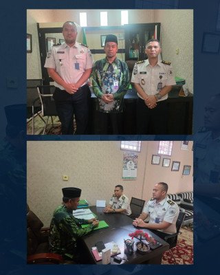 Lapas Pasir Pangarayan Perkuat Pembinaan Kerohanian melalui Sinergi dengan Kemenag Rokan Hulu