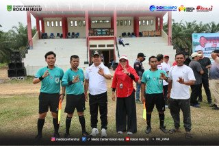 Wabup Rohul Buka Turnamen Sepak Bola Antar-SLTA