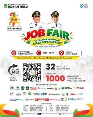 Kesempatan Emas bagi Pencari Kerja Job Fair Rohul 2026 Segera Digelar