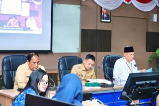 Pj Bupati Hambali Ikuti Kegiatan Rilis Inflasi Bersama BPS Kampar