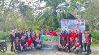 Mahasiswa KKN IAIN Datuk Laksemana Bengkalis dan Pemdes Gelar Aksi Penghijauan di Desa Tanjung Kulim