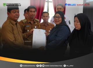 Wabup Syafaruddin Poti Hadiri Penyerahan Sertifikat Halal UMKM di Tandun