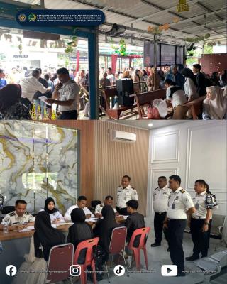 Hari Terakhir Kunjungan Lebaran di Lapas Pasir Pangaraian Berjalan Aman