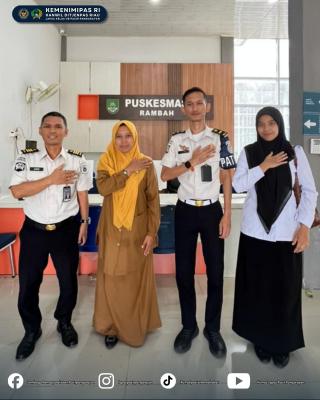 Kunjungi Puskesmas Rambah, Lapas Pasir Pangaraian Evaluasi Kerja Sama Layanan Kesehatan