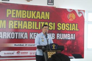 Lapas Narkotika Rumbai Resmi Buka Program Rehabilitasi Sosial Tahun 2023