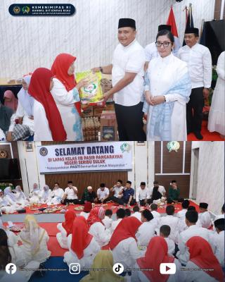 Lapas Pasir Pangarayan Berbagi Takjil dan Buka Bersama Anak Panti Asuhan