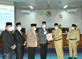 Paripurna DPRD Kampar Tentang Ranperda RPP APBD 2020, Bupati Kampar Sampaikan Pengantar