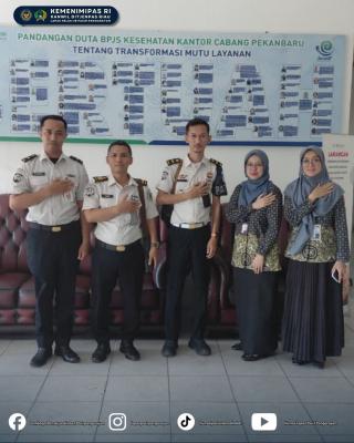 Lapas Pasir Pangaraian Laksanakan Koordinasi Kerja Sama Fasilitas Kesehatan Tingkat Pertama