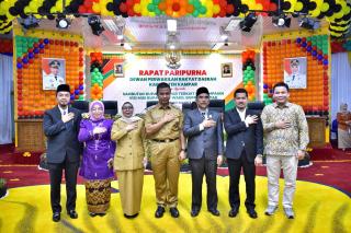 Rapat Paripurna DPRD Kampar Penyampaian Visi dan Misi Bupati, Ketua Taridi: Kita Dukung Sepenuhnya