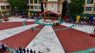 Bupati Kampar, Ahmad Yuzar Sampaikan Capaian Program Prioritas Pada Upacara HUT Kampar Ke-76