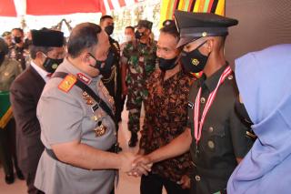 Upacara Penutupan Pendidikan Pertama Bintara TNI AD, Dihadir Wakapolda Aceh