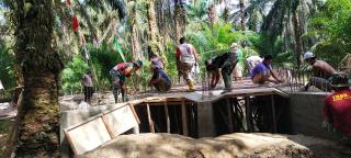 Warga Senang, Pembuatan Box Culvert Hampir Rampung