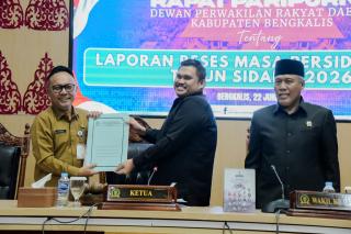 Sinergi Pembangunan, Pemkab Bengkalis Terima Laporan Reses Masa Persidangan II Tahun 2026 DPRD