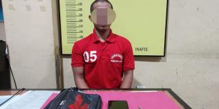 Seorang Pria di Bekuk Satuan Satreskrim Narkotika Polres Rohul
