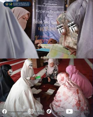 Pesantren Kilat Ramadan, Lapas Pasir Pangaraian Perkuat Pembinaan Kepribadian Warga Binaan